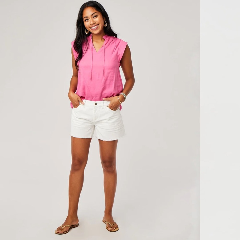Carve Designs Ivory Jean Shorts